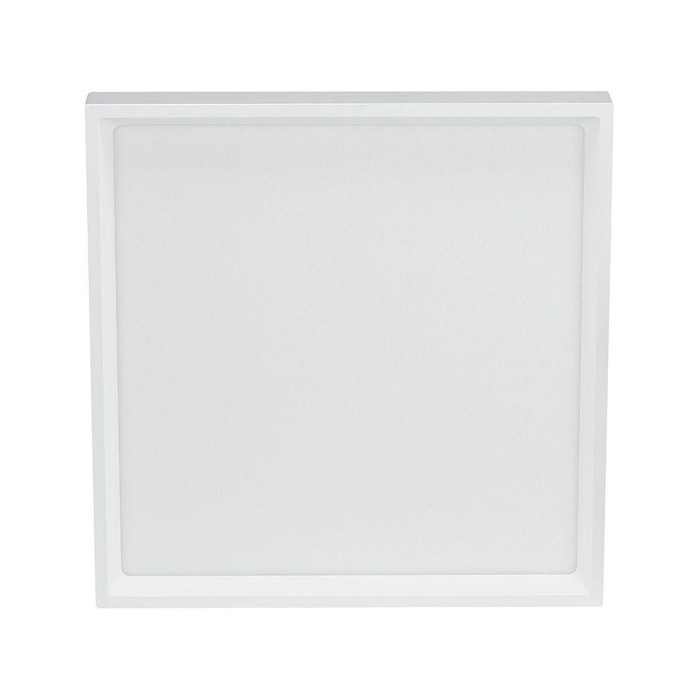 Painel De Led Stella Quadrado Deep De Sobrepor Recuado 28w Bivolt Branco 4000k Luz Neutra - 1