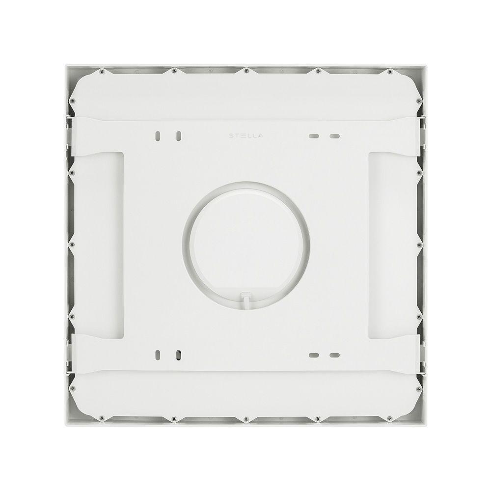 Painel De Led Stella Quadrado Deep De Sobrepor Recuado 28w Bivolt Branco 4000k Luz Neutra - 3