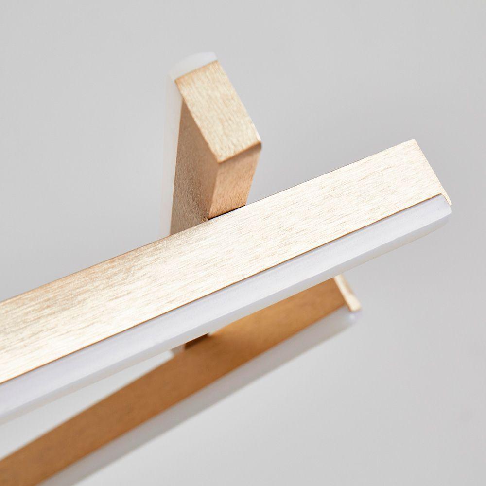 Lustre Pendente Nordecor Wida 2786 Preto - Ouro Champagne Led Bivolt Preto - Ouro Champagne 2786 - 4