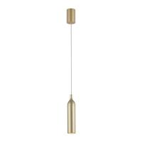 Lustre Pendente Nordecor Wisi 2680 Dourado Fosco Led Bivolt Dourado Fosco 2680 - 3