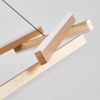 Lustre Pendente Nordecor Wida 2787 Preto - Ouro Champagne Led Bivolt Preto - Ouro Champagne 2787