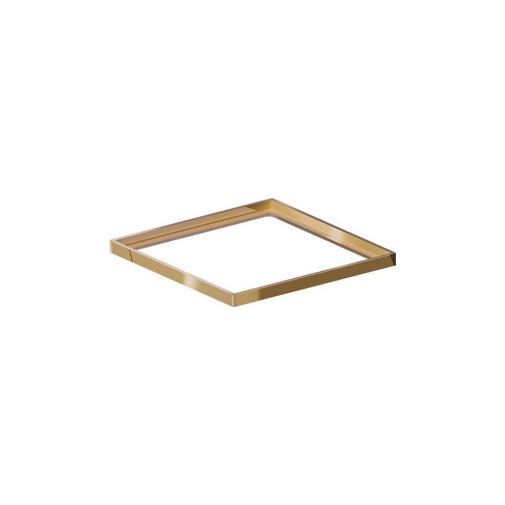 Porta Grelha Linear Elleve Quadrado 4189 15x15 Gold - 1