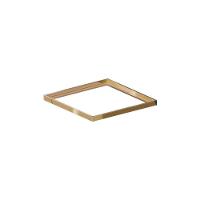 Porta Grelha Linear Elleve Quadrado 4189 15x15 Gold - 1