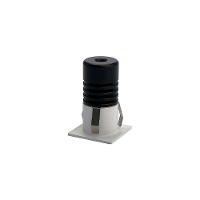 Spot De Embutir Nordecor Auko Mini Quadrado Led Alto Irc 90 1w Bivolt Branco 3000k Luz Amarela 6530 - 3