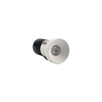 Spot De Embutir Nordecor Auko Lai Mini Redondo Led Alto Irc 90 1w Bivolt Branco 3000k Luz Amarela 6536 - 1