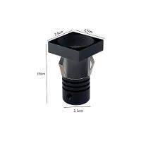 Spot De Embutir Nordecor Auko Lai Mini Quadrado Led Alto Irc 90 1w Bivolt Preto 3000k Luz Amarela 6539 - 2