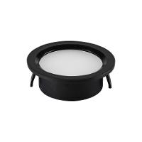 Kit 2 Spots De Embutir Para Móvel Nordecor Alua Redondo Led 2w Bivolt Preto 4000k Luz Neutra 6576 - 3