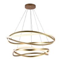 Lustre Pendente Nordecor Euni Odi 2878 Dourado Fosco Led Bivolt - 3