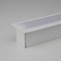 Perfil De Embutir Para Fita Led Blumenau Line Easy 36mm Com 3 Metros Branco Fosco - 3