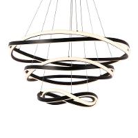 Lustre Pendente Nordecor Euni Odi 2879 Preto Led Bivolt - 1