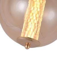 Lustre Pendente Nordecor Janni 2886 Dourado Fosco Led Bivolt - 4