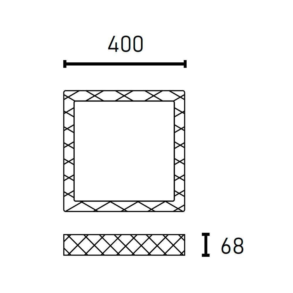 Plafon Led Blumenau Shine Pontilhado De Sobrepor Com Ajuste De Cor 24w Bivolt Translúcido - 2