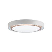 Plafon Led Blumenau àurea De Sobrepor 24w Bivolt Branco - Dourado - 4
