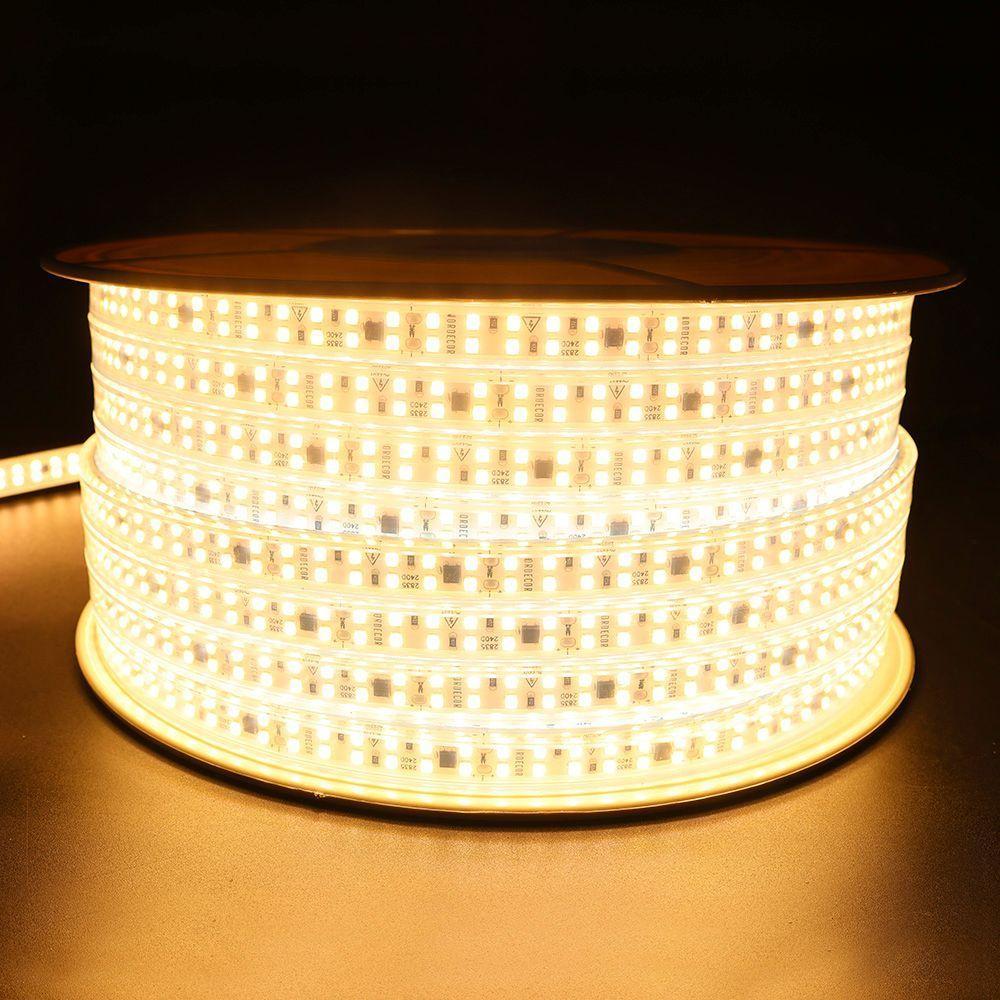 Fita De Led Nordecor Com 50 Metros Ip65 240leds-m 16w 127v 3000k Luz Amarela - 2