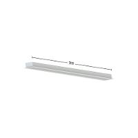 Perfil De Led De Embutir Save Energy Lls Flex Ii 1 Metro Com Led 4000k Luz Neutra Branco - 2