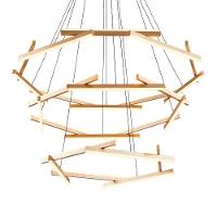 Lustre Pendente Nordecor Wida 2785 Preto - Ouro Champagne Led Bivolt Preto - Ouro Champagne 2785 - 1