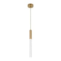 Lustre Pendente Nordecor Vanna 2395 Dourado Led Bivolt Dourado 2395 - 3