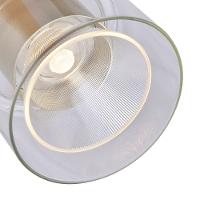 Lustre Pendente Nordecor Roz 2698 Dourado Fosco Led Bivolt Dourado Fosco 2698