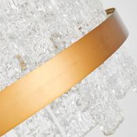 Lustre Pendente Nordecor Lowy 2763 Dourado Brilho Led Bivolt - 3