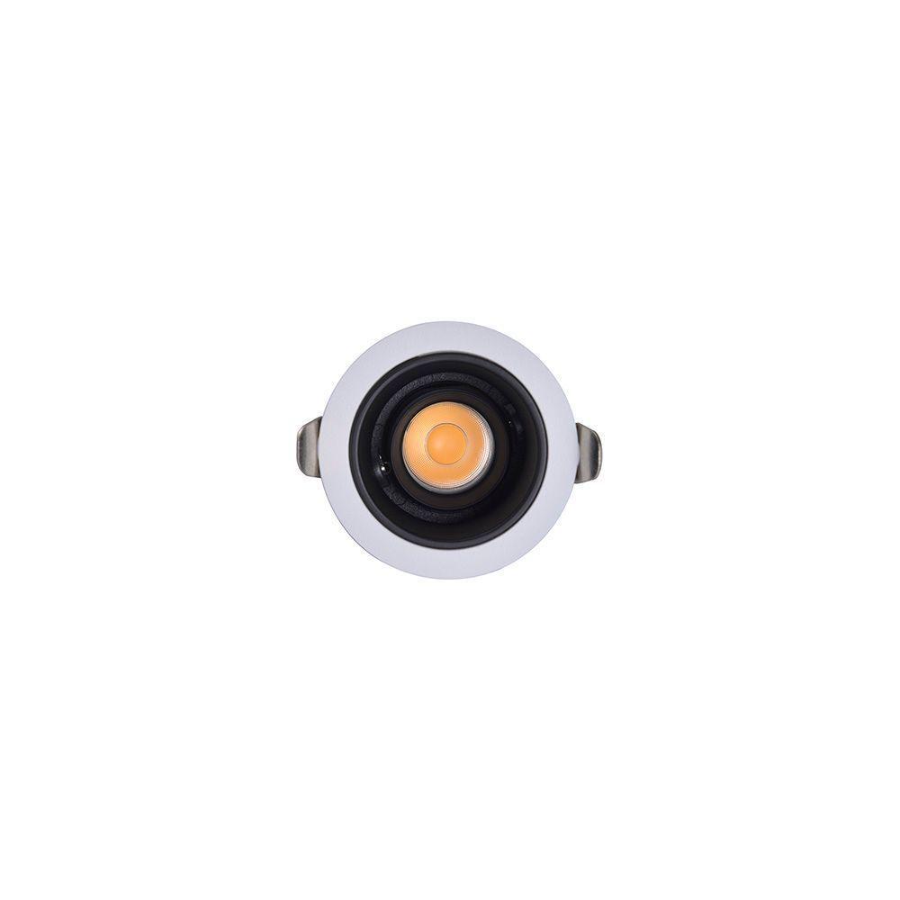 Spot De Embutir Nordecor Zagle Redondo Led Alto Irc 97 5w Bivolt Branco 2700k Luz Amarela - 3