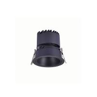 Spot De Embutir Nordecor Zagle Redondo Led Alto Irc 97 10w Bivolt Preto 2700k Luz Amarela - 1