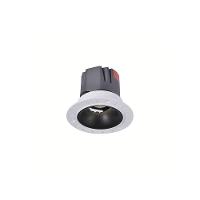 Spot De Embutir Nordecor Zagle No-frame Redondo Led Alto Irc 97 5w Bivolt Preto 2700k Luz Amarela - 1