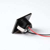 Spot De Embutir Para Móvel Nordecor Elysa Mini Quadrado Led 3w Bivolt Preto 3000k Luz Amarela - 2