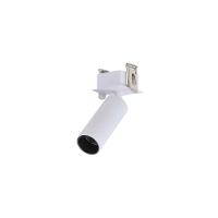 Spot Direcionável De Embutir Nordecor Kona Canopla Quadrada Led Alto Irc 97 3w Bivolt Branco 2700k Luz Amarela - 1