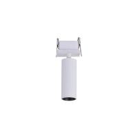 Spot Direcionável De Embutir Nordecor Kona Canopla Quadrada Led Alto Irc 97 3w Bivolt Branco 2700k Luz Amarela - 3
