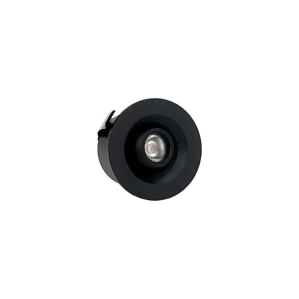 Spot De Embutir Nordecor Ollo Mini Redondo Led Alto Irc 90 1w Bivolt Preto 3000k Luz Amarela 6541 - 3