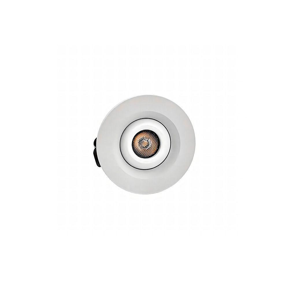 Spot De Embutir Nordecor Ollo Mini Redondo Led Alto Irc 90 1w Bivolt Branco 3000k Luz Amarela 6540 - 3