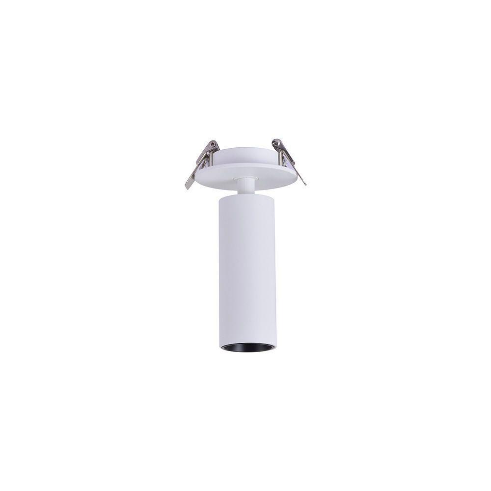 Spot Direcionável De Embutir Nordecor Kona Canopla Redonda Led Alto Irc 97 3w Bivolt Branco 2700k Luz Amarela - 3