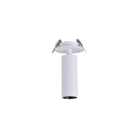 Spot Direcionável De Embutir Nordecor Kona Canopla Redonda Led Alto Irc 97 3w Bivolt Branco 2700k Luz Amarela - 3