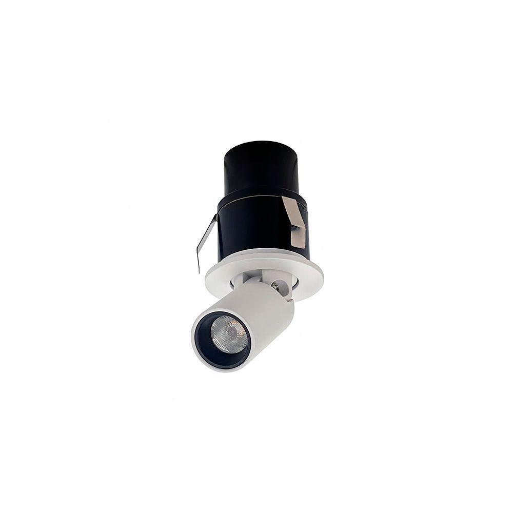 Spot De Embutir Retrátil Nordecor Mali Led Alto Irc 90 3w Bivolt Branco 3000k Luz Amarela 6544 - 1
