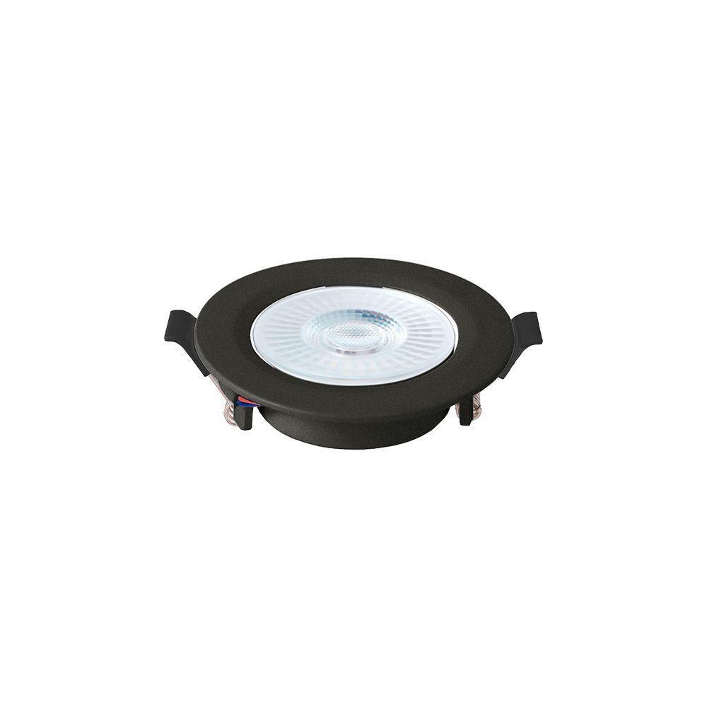 Spot De Led Blumenau Slim Redondo 6w Bivolt 3000k Luz Amarela - 1