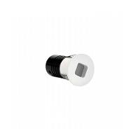 Spot De Embutir Nordecor Domy Nam Mini Redondo Led Alto Irc 90 1w Bivolt Branco 3000k Luz Amarela 6524 - 1