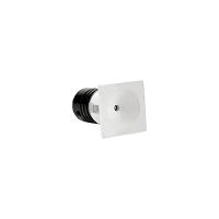 Spot De Embutir Nordecor Auko Ono Mini Quadrado Led Alto Irc 90 1w Bivolt Branco 3000k Luz Amarela 6534 - 1