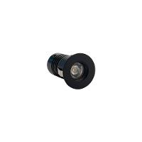 Spot De Embutir Nordecor Auko Mini Redondo Led Alto Irc 90 1w Bivolt Preto 3000k Luz Amarela 6529 - 1