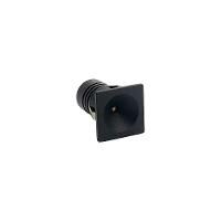 Spot De Embutir Nordecor Auko Ono Mini Quadrado Led Alto Irc 90 1w Bivolt Preto 3000k Luz Amarela 6535 - 1