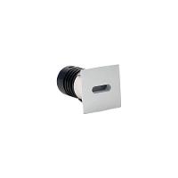Spot De Embutir Nordecor Domy Ini Mini Quadrado Led Alto Irc 90 1w Bivolt Branco 3000k Luz Amarela 6522 - 1