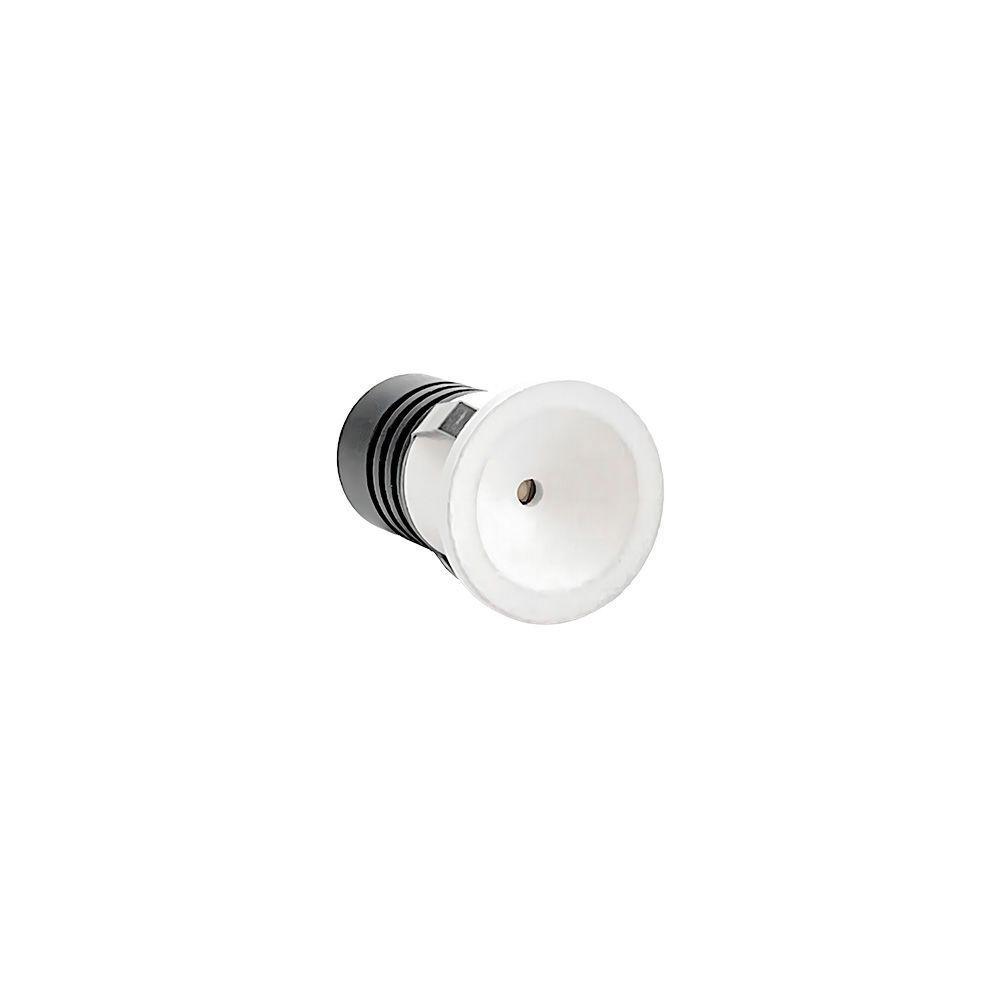 Spot De Embutir Nordecor Auko Ono Mini Redondo Led Alto Irc 90 1w Bivolt Branco 3000k Luz Amarela 6532 - 1