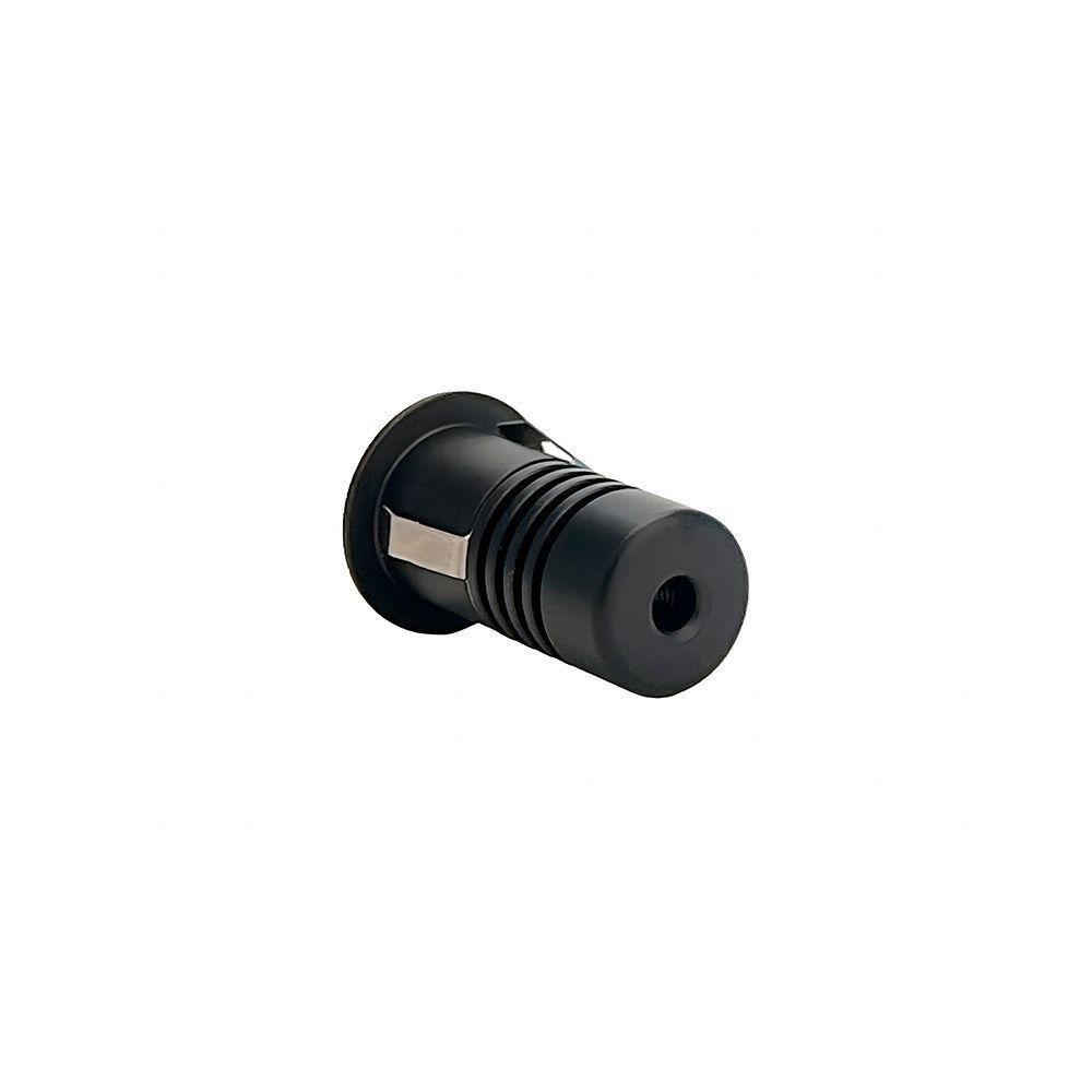 Spot De Embutir Nordecor Domy Ini Mini Redondo Led Alto Irc 90 1w Bivolt Preto 3000k Luz Amarela 6521 - 3