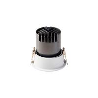 Spot De Embutir Nordecor Mayn Redondo Led Alto Irc 97 10w Bivolt Branco 2700k Luz Amarela 6510 - 3