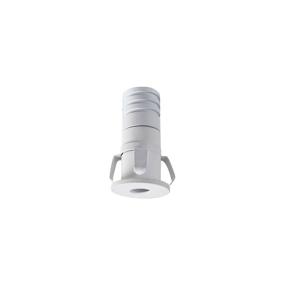 Spot De Embutir Nordecor Noa Ini Mini Redondo Led Alto Irc 90 1w Bivolt Branco 2700k Luz Amarela 6500 - 3