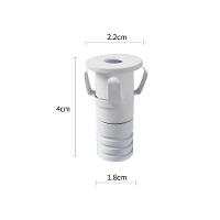 Spot De Embutir Nordecor Noa Ini Mini Redondo Led Alto Irc 90 1w Bivolt Branco 2700k Luz Amarela 6500 - 2