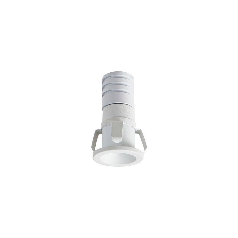 Spot De Embutir Nordecor Noa Mini Redondo Led Alto Irc 90 1w Bivolt Branco 2700k Luz Amarela 6498 - 3