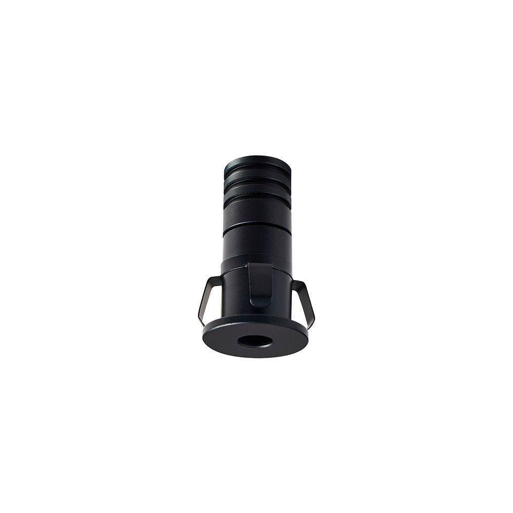 Spot De Embutir Nordecor Noa Ini Mini Redondo Led Alto Irc 90 1w Bivolt Preto 2700k Luz Amarela 6501 - 3