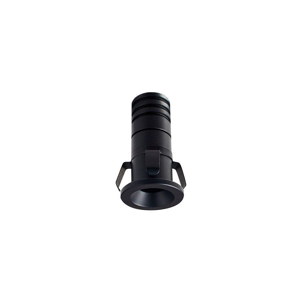 Spot De Embutir Nordecor Noa Mini Redondo Led Alto Irc 90 1w Bivolt Preto 2700k Luz Amarela 6499 - 3