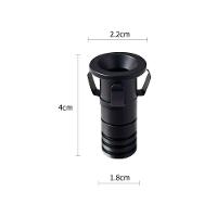 Spot De Embutir Nordecor Noa Mini Redondo Led Alto Irc 90 1w Bivolt Preto 2700k Luz Amarela 6499 - 2