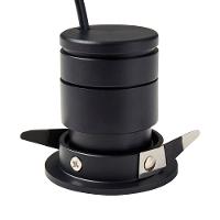 Spot De Embutir Nordecor Lun Redondo Led Alto Irc 90 5w Bivolt Preto 2700k Luz Amarela 6505 - 3